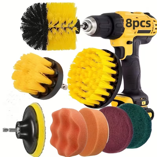 Set od 8 četki na bušilicu.